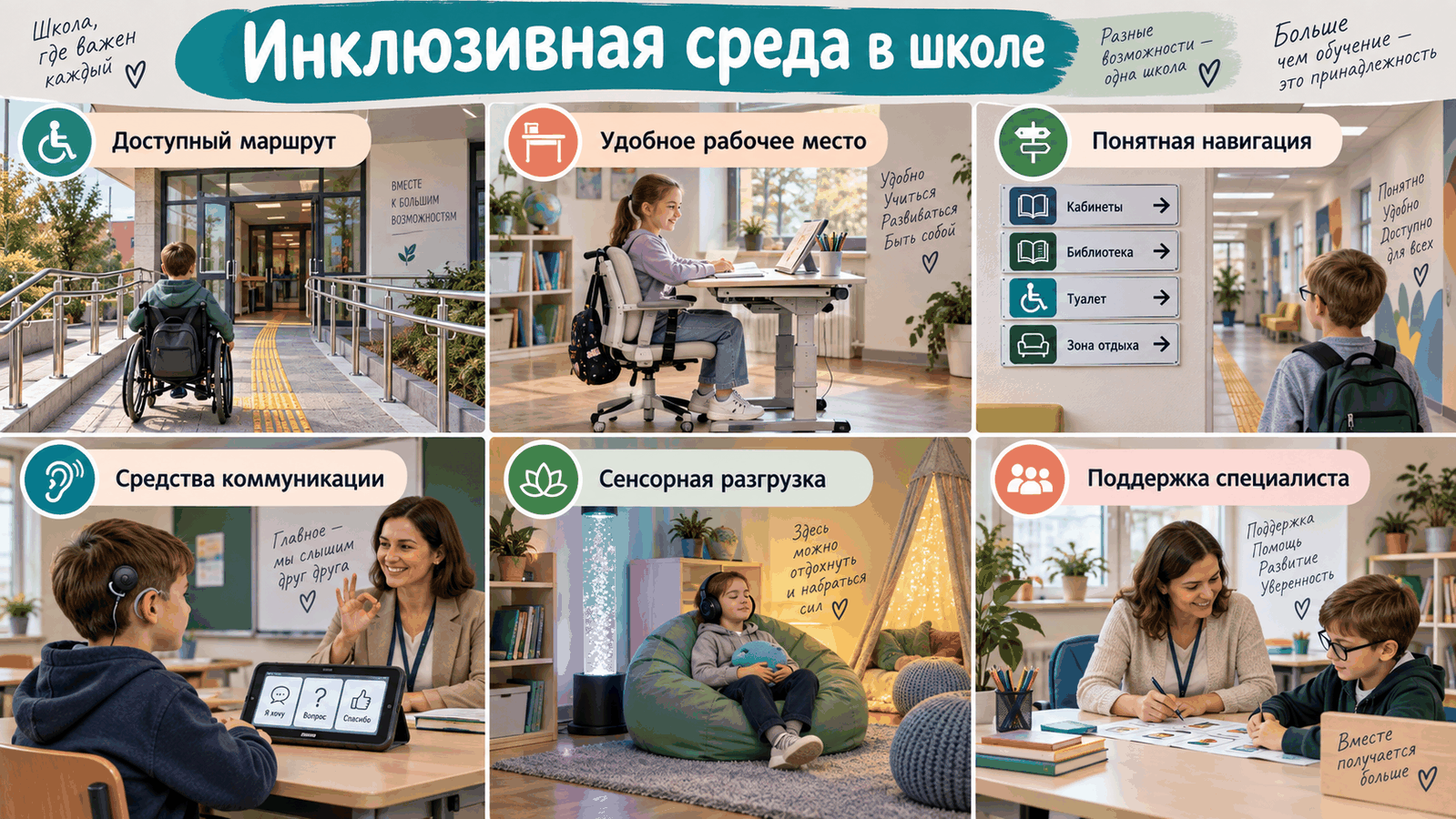 Из чего складывается инклюзивная среда