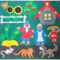 Игровой тактильный театр Репка, для детей с проблемами зрения